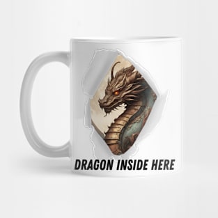 WAtch out Dragon Inside Mug